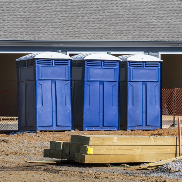 what is the cost difference between standard and deluxe portable toilet rentals in Ute IA
